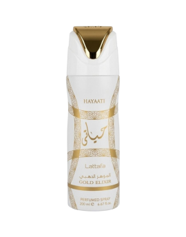 BODY SPRAY LATTAFA HAYAATI GOLD ELIXIR 200 MLBS