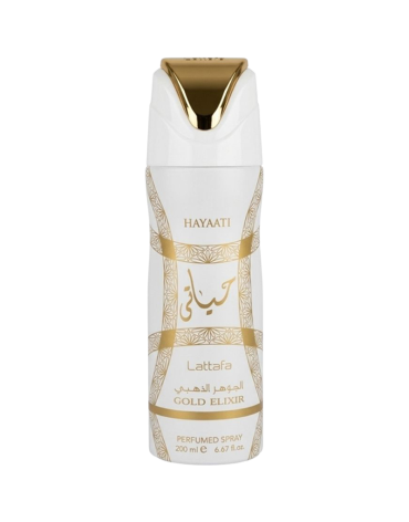 BODY SPRAY LATTAFA HAYAATI GOLD ELIXIR 200 MLBS