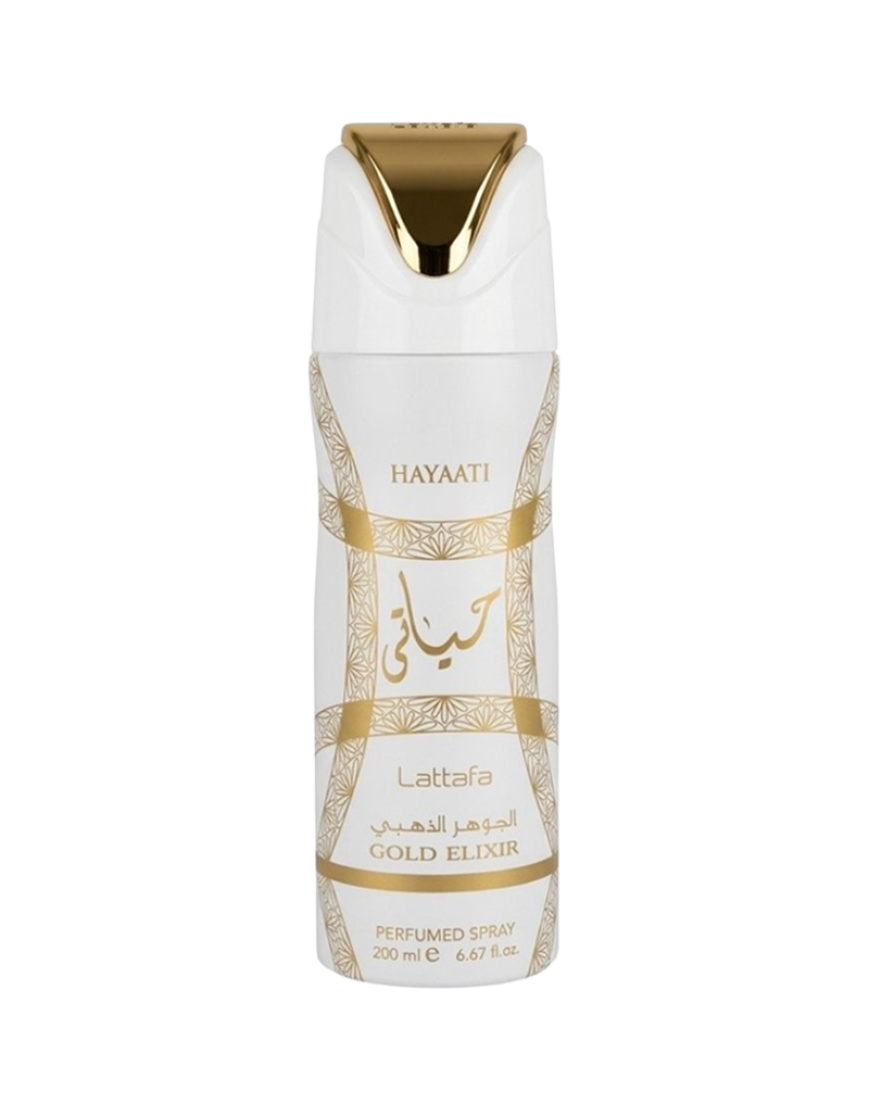 BODY SPRAY LATTAFA HAYAATI GOLD ELIXIR 200 MLBS