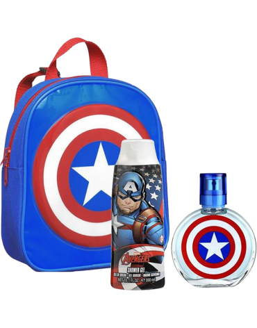 KIDS CAPTAIN AMERICA BACKPACK EDT 50 MLSP 300 ML