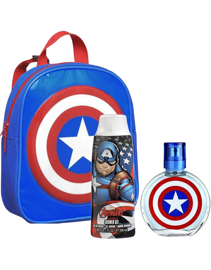 KIDS CAPTAIN AMERICA BACKPACK EDT 50 MLSP 300 ML