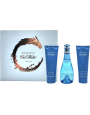 SET DAVIDOFF COOL WATER FOR HER 3P 100 MLSP
