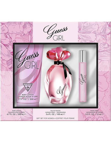 SET GUESS GIRL EDT 3P 100 MLSP 200 MLBL