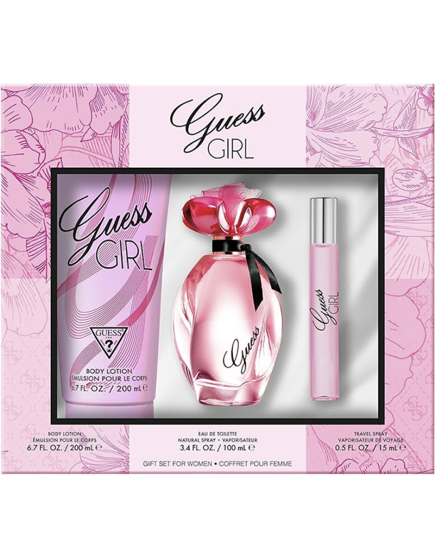 SET GUESS GIRL EDT 3P 100 MLSP 200 MLBL