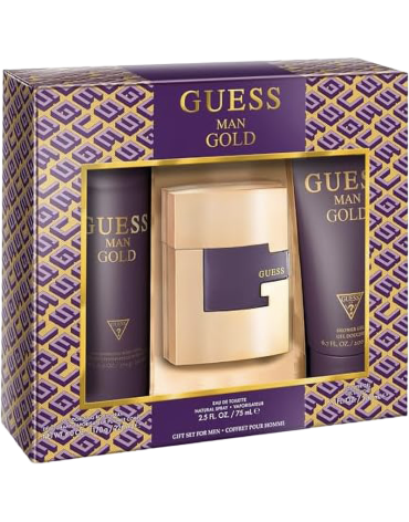 SET GUESS GOLD MAN EDT 3P 75 MLSP 200 MLSG