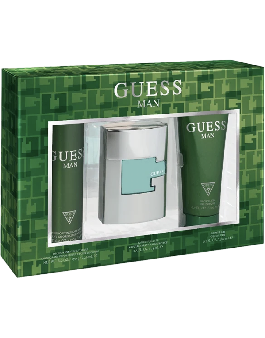 SET GUESS MAN EDT 3P 75 MLSP 200 MLSG 226 MLBM