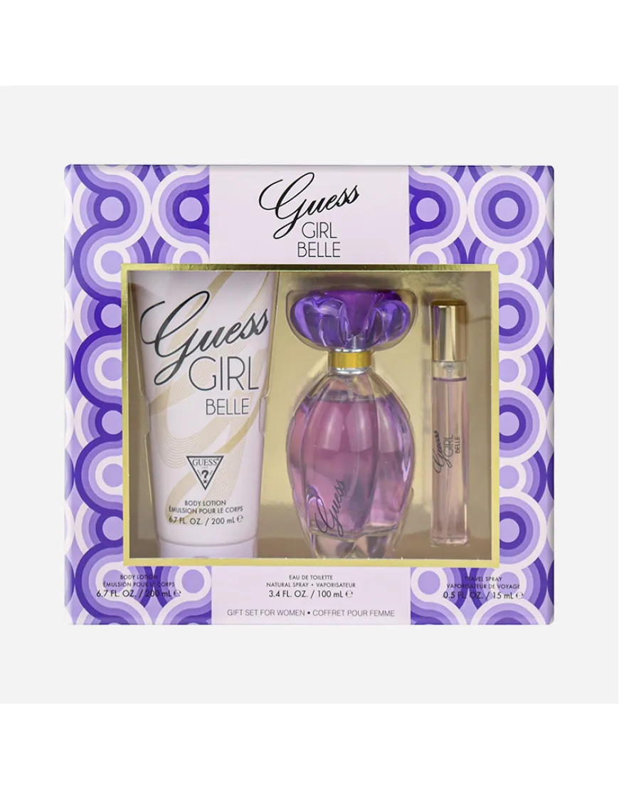 SET GUESS GIRL BELLE EDT 3P 100 MLSP 200 MLBL