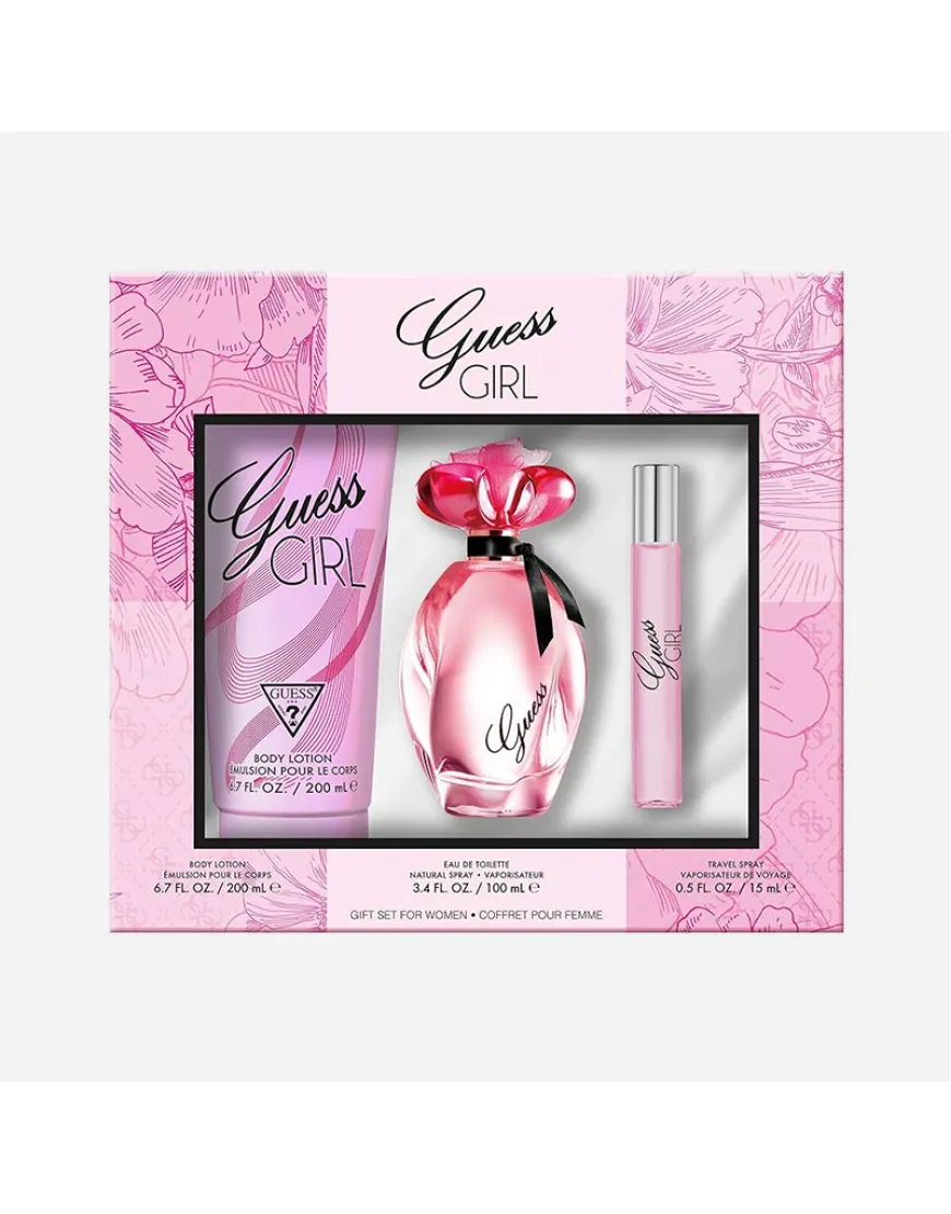 SET GUESS GIRL EDT 3P 100 MLSP 200 MLBL
